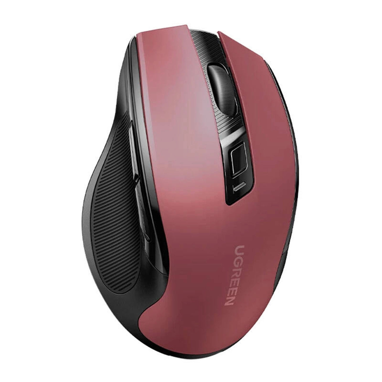 Ugreen MU006 wireless optical mouse USB 2.4GHz / Bluetooth 5.0 4000 DPI - red_1