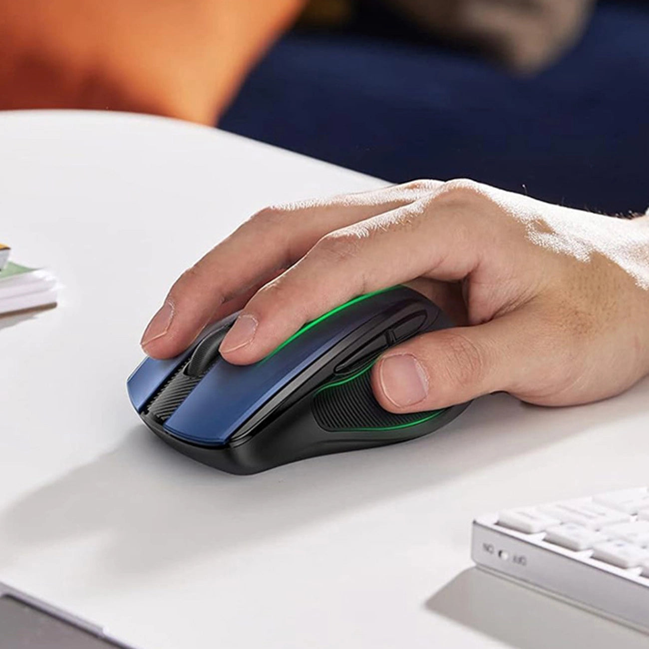 Ugreen MU006 Wireless Optical Mouse USB 2.4GHz / Bluetooth 5.0 4000 DPI - Blue_8