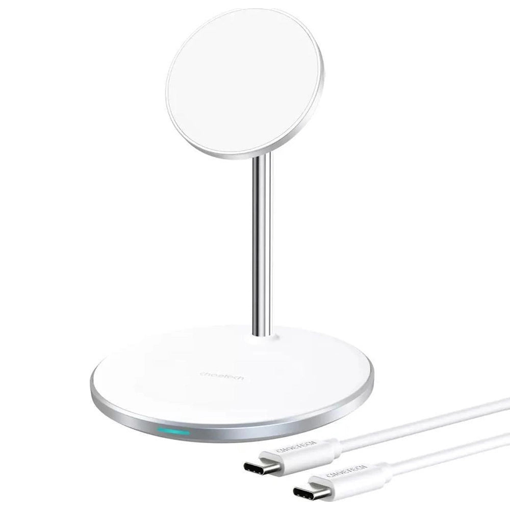 Wireless charger Choetech T581-F with stand (white)_0