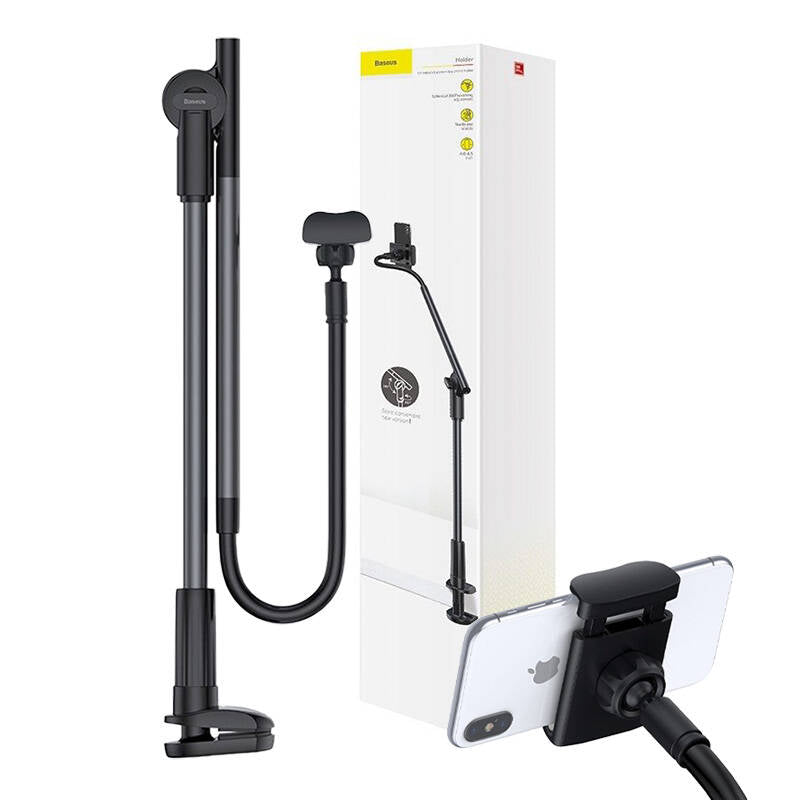 Baseus Handle with clip for smartphone or tablet (gray)_8