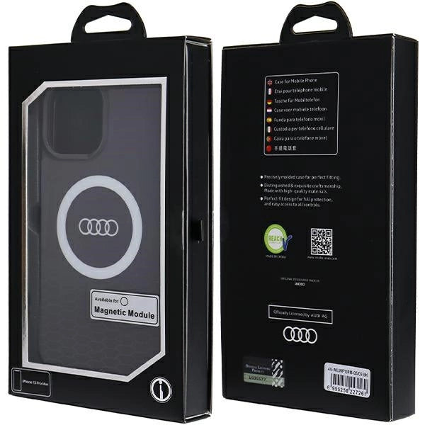 Audi IML Big Logo MagSafe case for iPhone 13 Pro Max - black_6