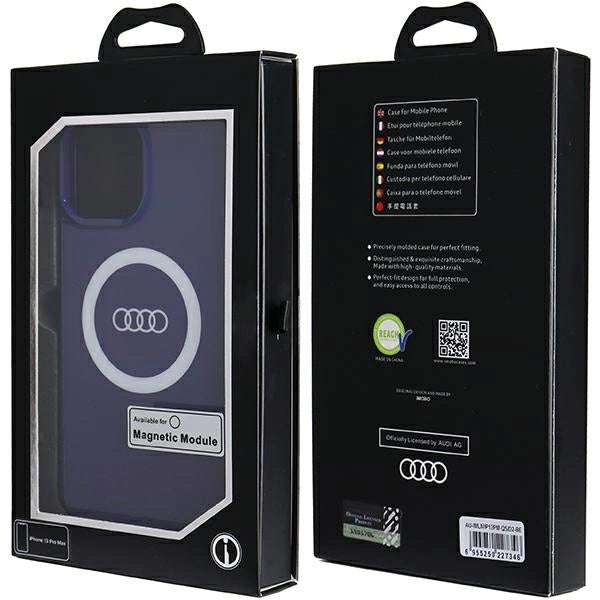 Audi IML Big Logo MagSafe case for iPhone 13 Pro Max - blue_5