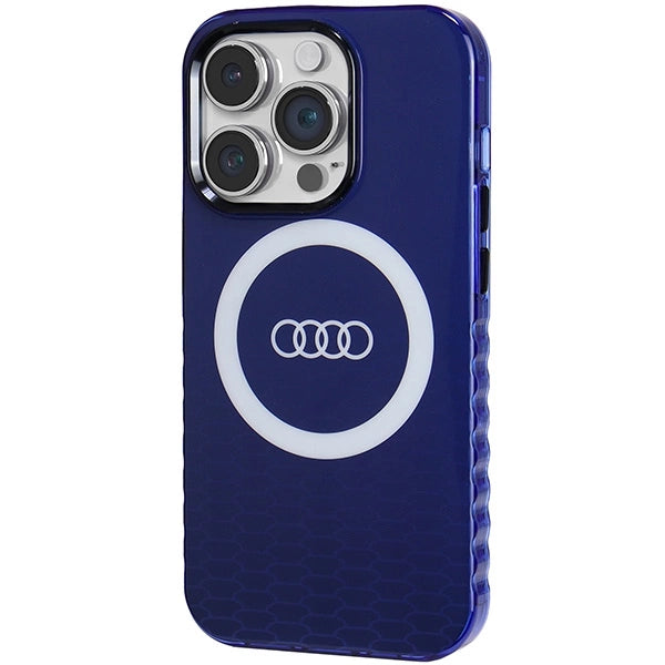 Audi IML Big Logo MagSafe case for iPhone 14 Pro - blue_1