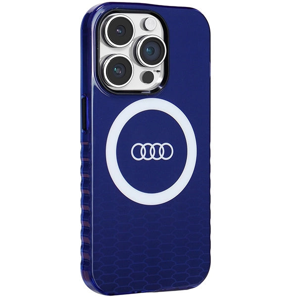 Audi IML Big Logo MagSafe case for iPhone 14 Pro - blue_5