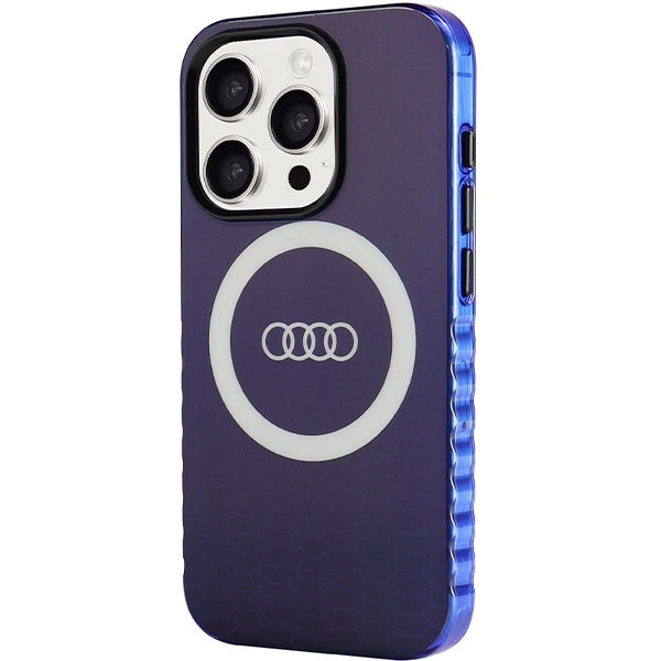 Audi IML Big Logo MagSafe case for iPhone 15 Pro - blue_1