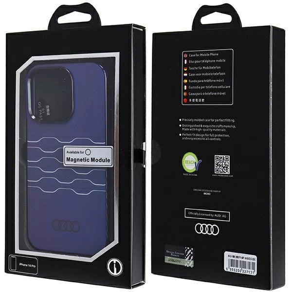 Audi IML MagSafe case for iPhone 14 Pro - blue_6