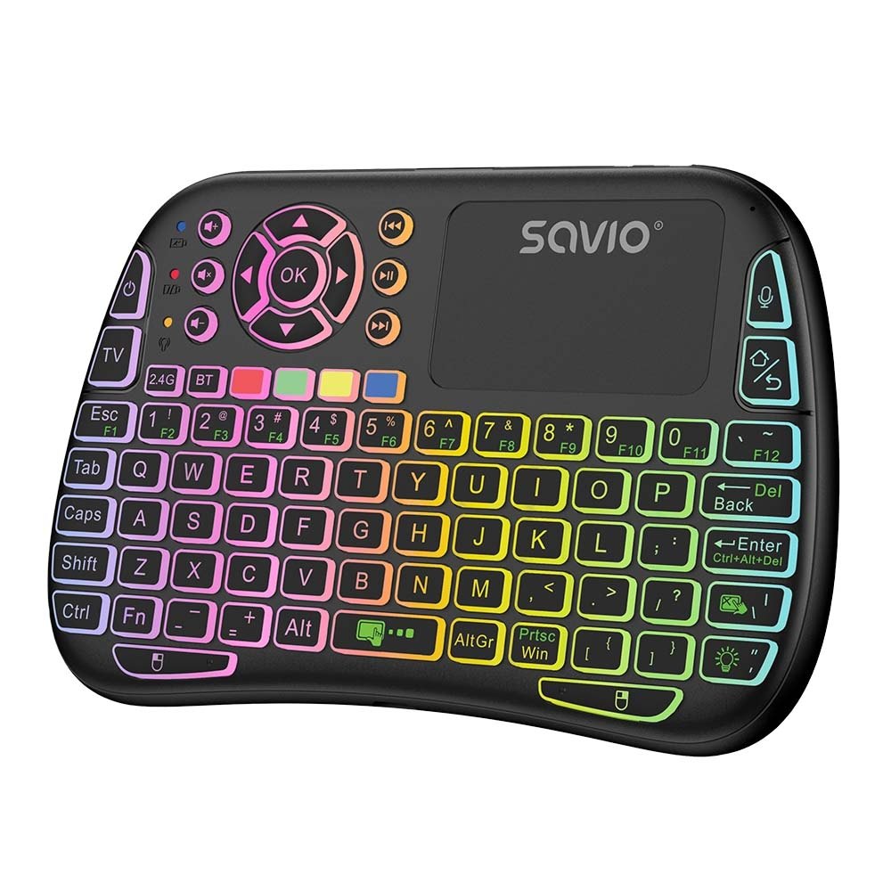 MINI TECLADO INALAMBRICO SMART TV SAVIO KW-04_0
