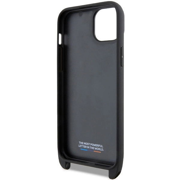 BMW M Edition Carbon Stripe & Strap case for iPhone 15 / 14 / 13 - black_5