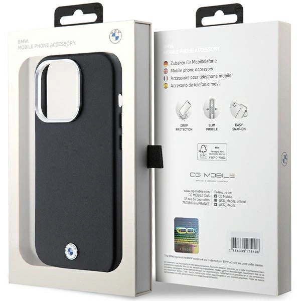 BMW Signature Wrapped Metal MagSafe case for iPhone 14 Pro Max - black_7