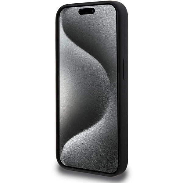 BMW M Silicone Pattern MagSafe case for iPhone 15 Pro - black_4