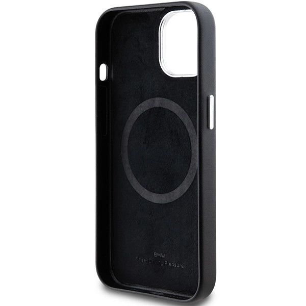 BMW Signature Wrapped Metal MagSafe Case for iPhone 15/14/13 - Black_6
