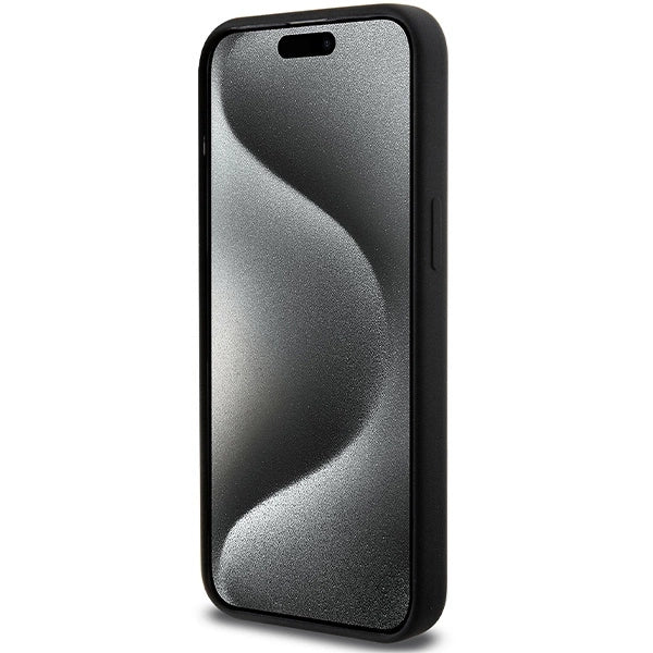BMW M Silicone Pattern MagSafe case for iPhone 15 Pro Max - black_4