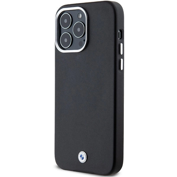 BMW Signature Wrapped Metal MagSafe case for iPhone 15 Pro Max - black_1