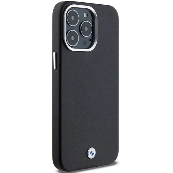 BMW Signature Wrapped Metal MagSafe case for iPhone 15 Pro Max - black_3
