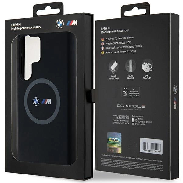 BMW M Silicone Printed Ring MagSafe case for Samsung Galaxy S24 Ultra - black_1