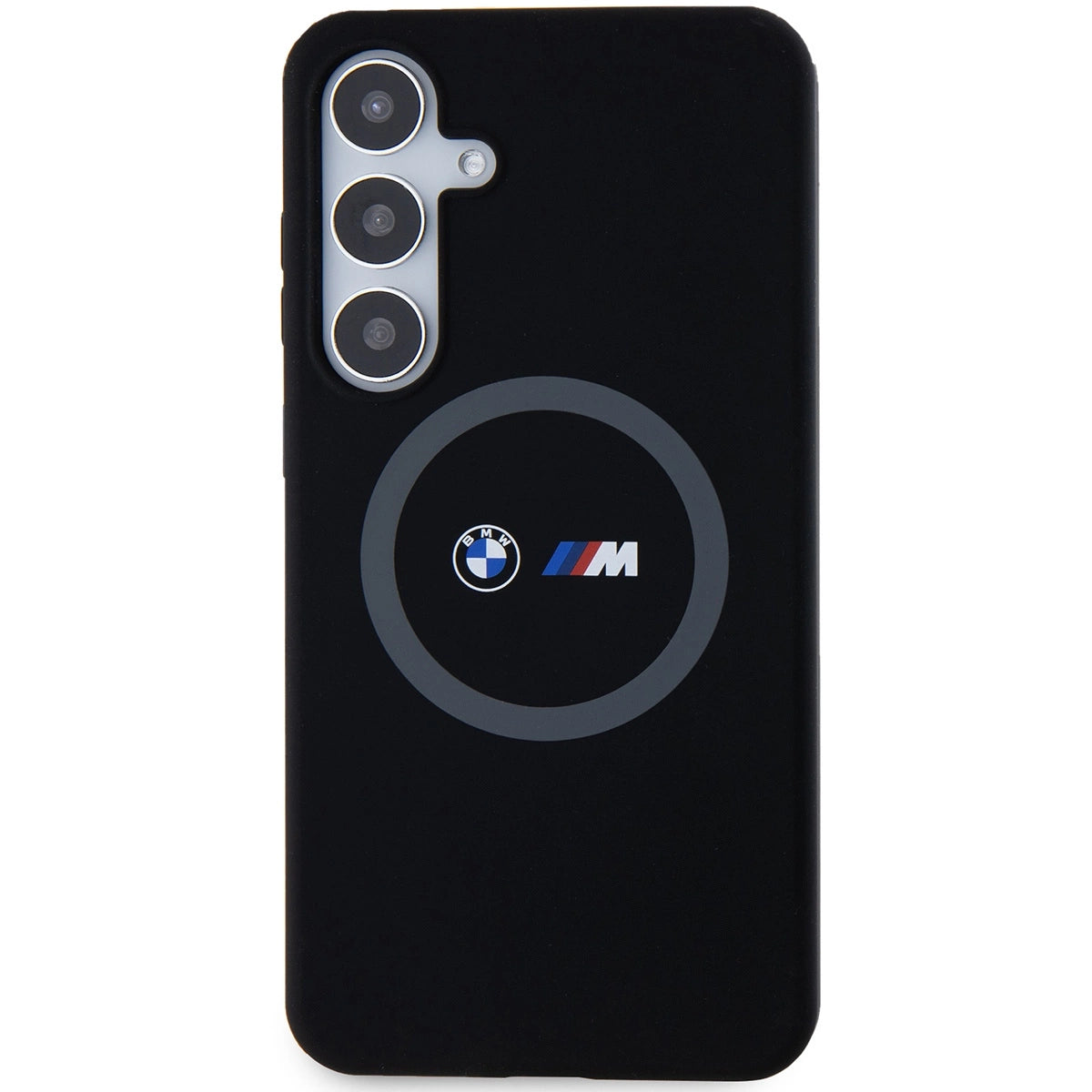BMW M Silicone Printed Ring MagSafe case for Samsung Galaxy S24+ - black_2