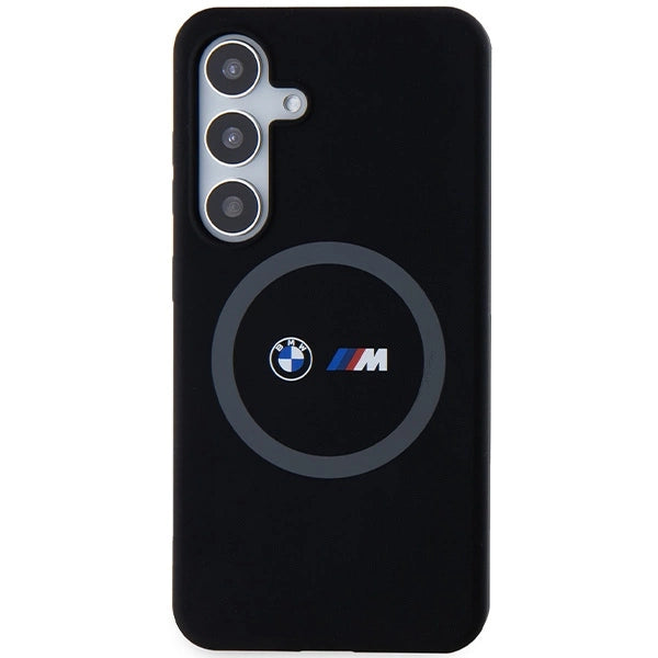 BMW M Silicone Printed Ring MagSafe case for Samsung Galaxy S24 - black_2