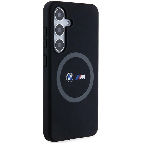 BMW M Silicone Printed Ring MagSafe case for Samsung Galaxy S24 - black_3