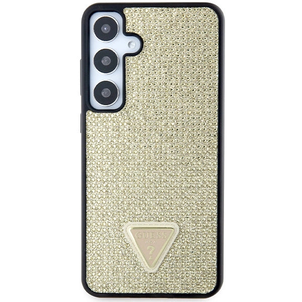 Guess Rhinestone Triangle case for Samsung Galaxy S24 - gold_2