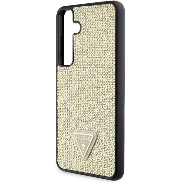 Guess Rhinestone Triangle case for Samsung Galaxy S24 - gold_5