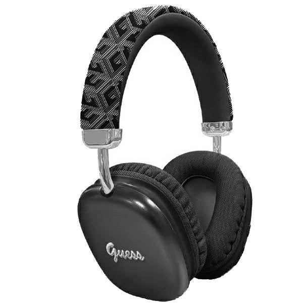 Guess GCube Metallic Script Logo Bluetooth on-ear headphones - black_0
