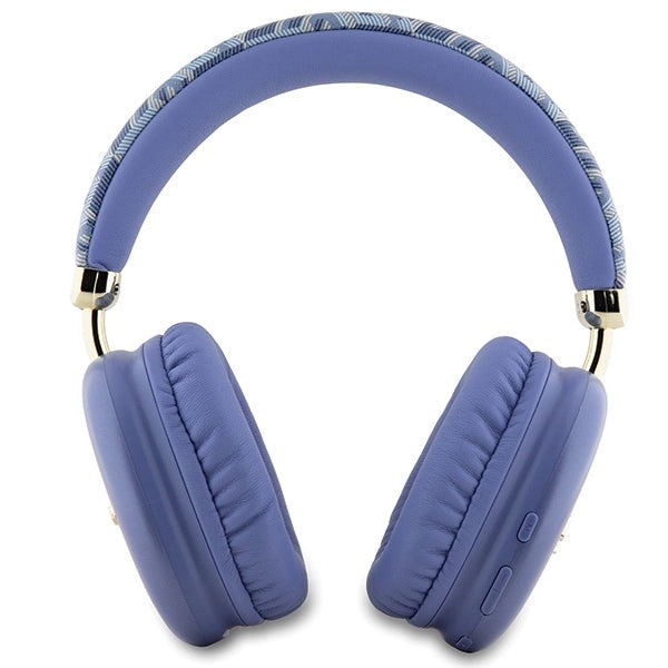 Guess GCube Metallic Script Logo Headphones - Purple_2