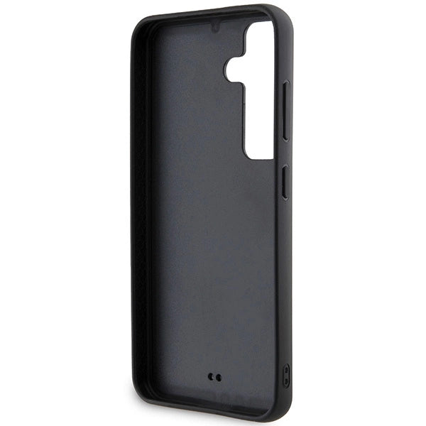 Karl Lagerfeld Rhinestone Metal Logo case for Samsung Galaxy S24 - black_6