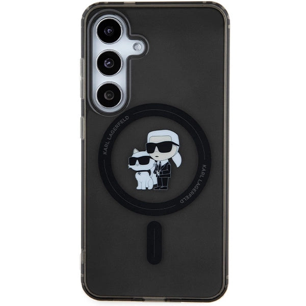 Karl Lagerfeld IML Karl&Choupette MagSafe case for Samsung Galaxy S24 - black_2