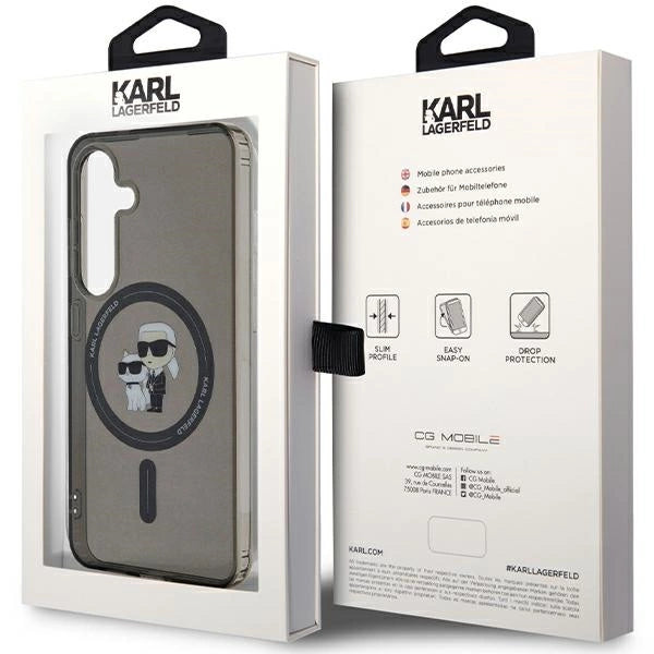 Karl Lagerfeld IML Karl&Choupette MagSafe case for Samsung Galaxy S24 - black_7