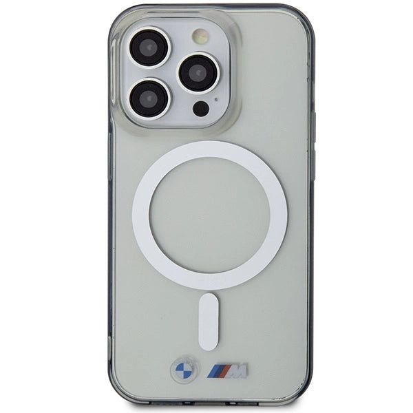 BMW Silver Ring MagSafe case for iPhone 15 Pro Max - transparent_2