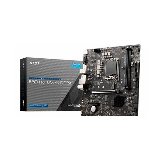 MSI PRO H610M-G WIFI DDR4 placa base Intel H610 LGA 1700 micro ATX_1