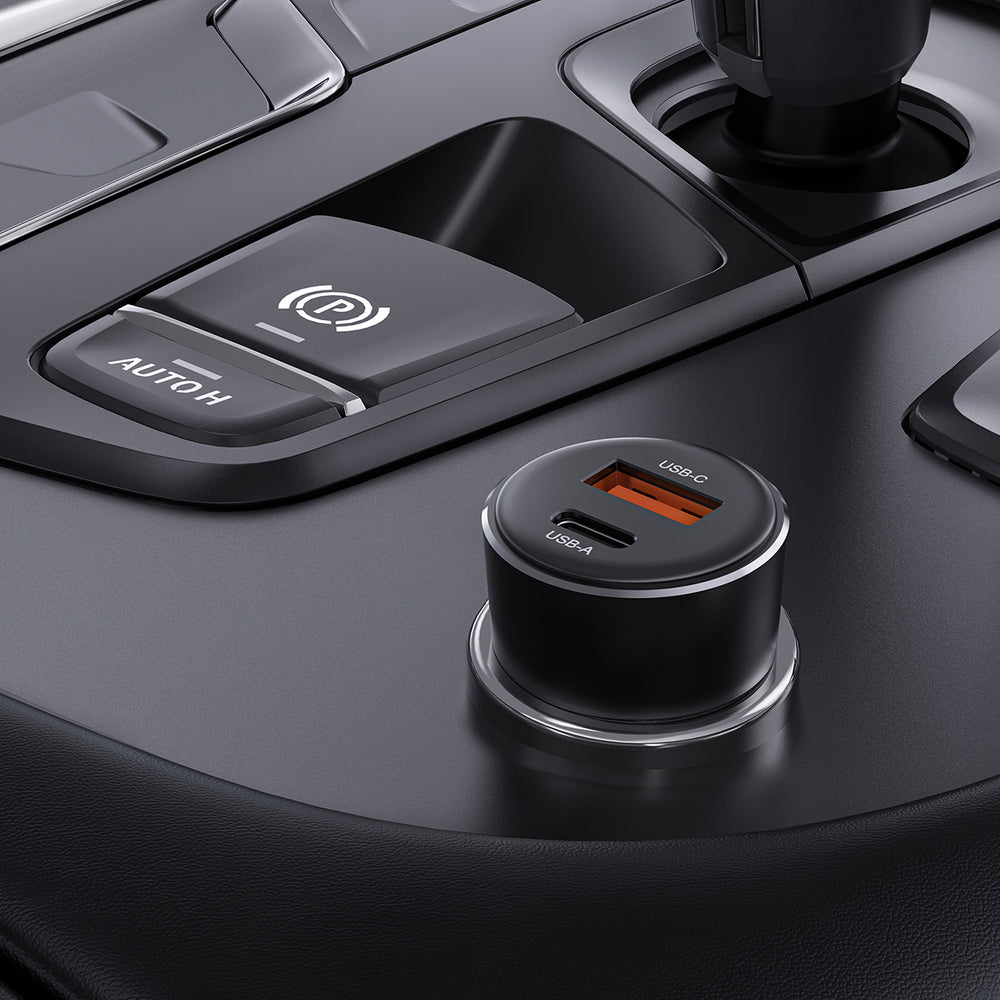 Acefast B12 car charger 60W USB-A / USB-C - black_5