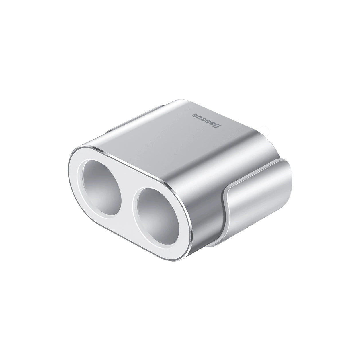 Baseus CRDYQ-0S splitter 2x cigarette lighter socket 80W 2x USB-A 3.1A - silver_4
