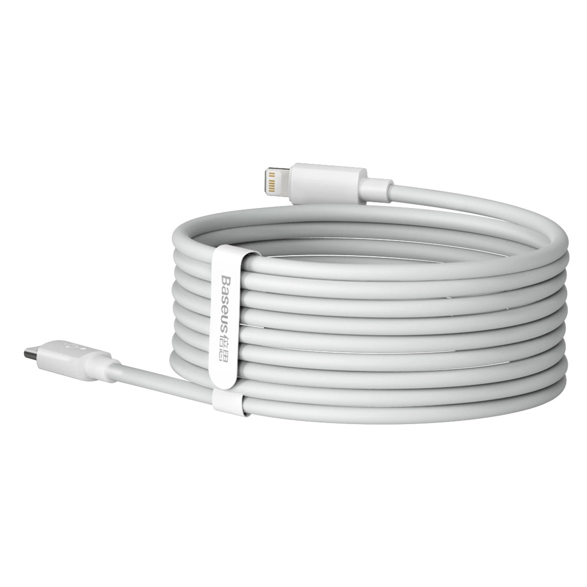 Baseus Simple Wisdom Data Cable Kit USB-C to Lightning PD 20W (2PCS/Set) 1.5m White_9