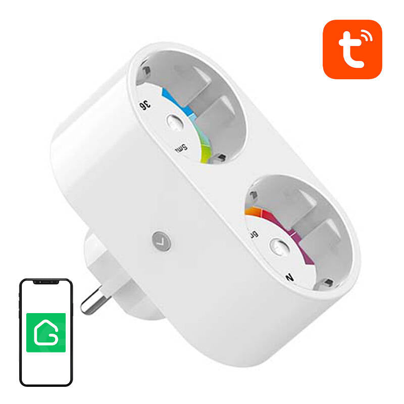 Dual smart plug WiFi Gosund SP211 3500W, Tuya_0