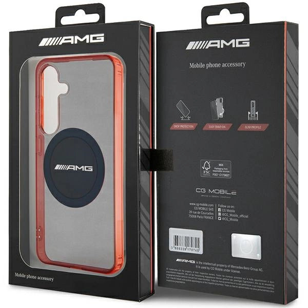 AMG Transparent Bicolor MagSafe case for Samsung Galaxy S24 - black_7