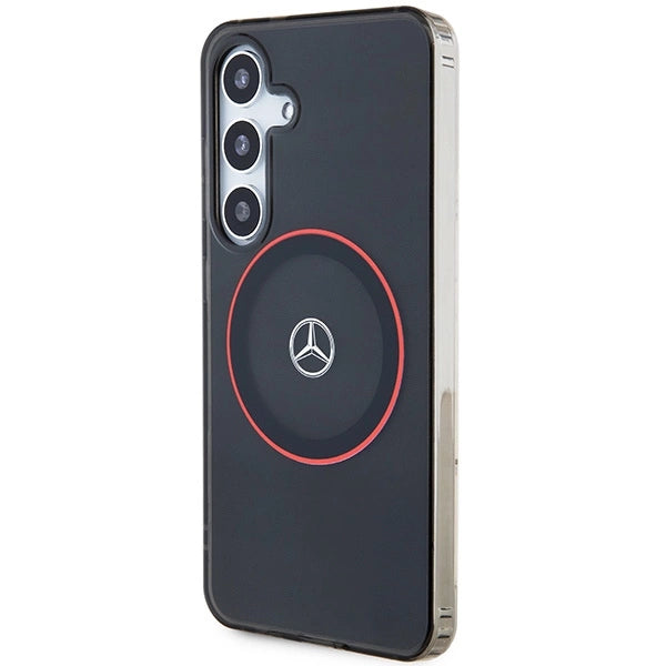 Mercedes Double Layer W Red MagSafe case for Samsung Galaxy S24 - black_1