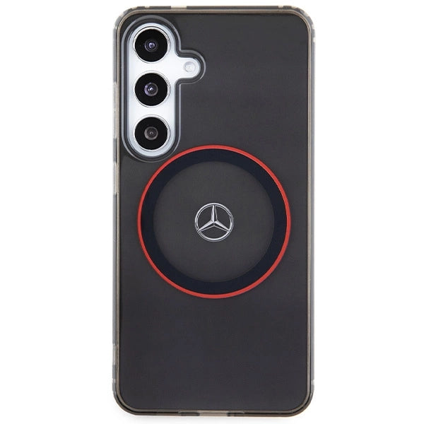 Mercedes Double Layer W Red MagSafe case for Samsung Galaxy S24 - black_2