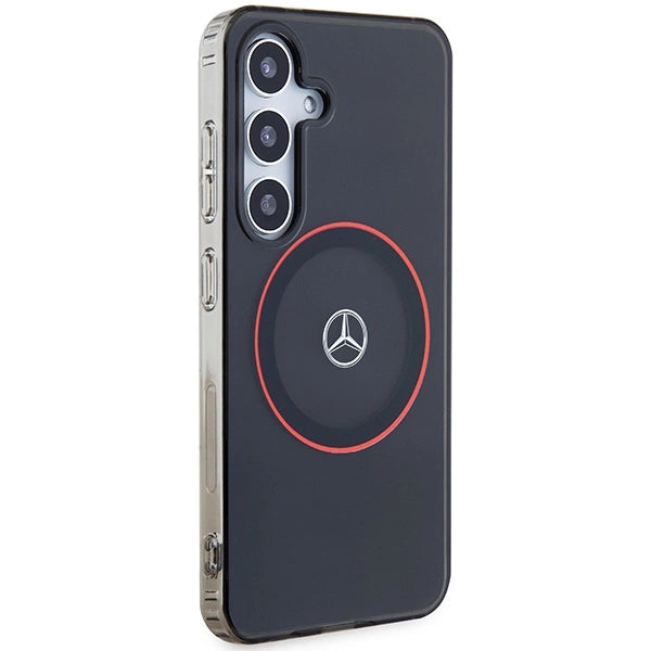 Mercedes Double Layer W Red MagSafe case for Samsung Galaxy S24 - black_3