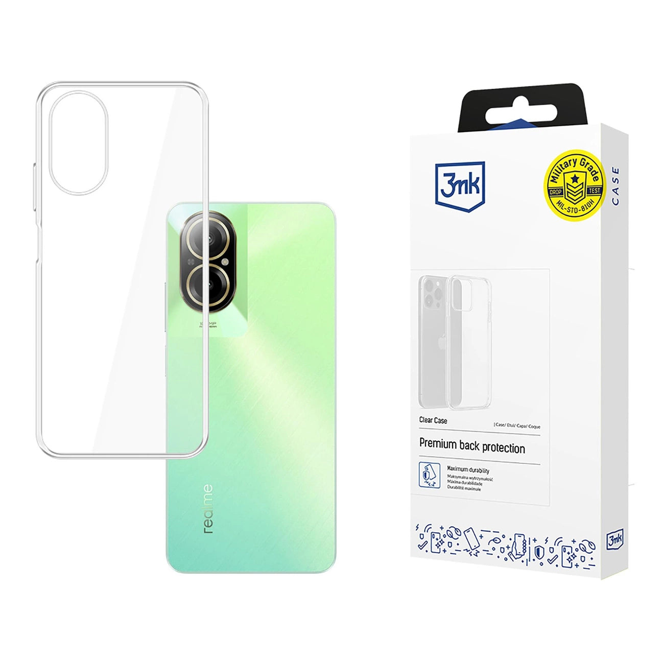 3mk Clear Case for Xiaomi Realme C67 - transparent_0
