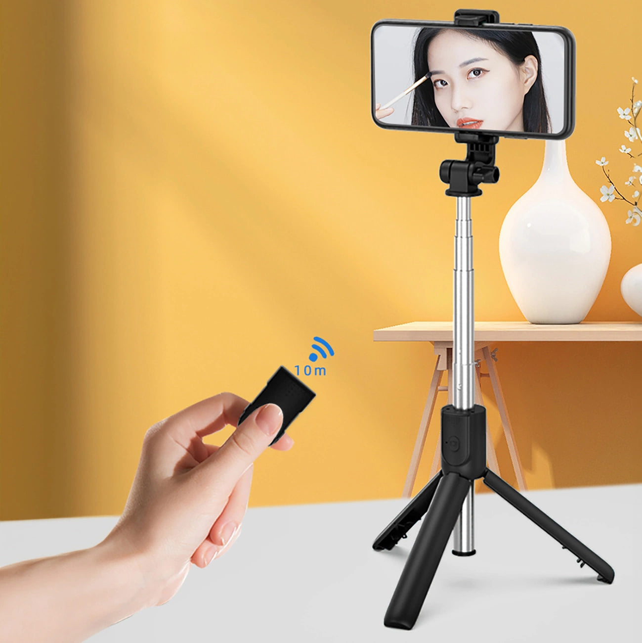 Selfie stick WRY1S telescopic tripod 0.7m for phone - black_13