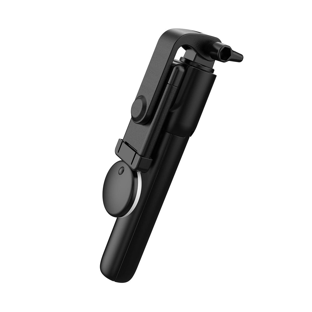 Selfie stick WR1YXS telescopic tripod 0.71m with round lamp - black_4