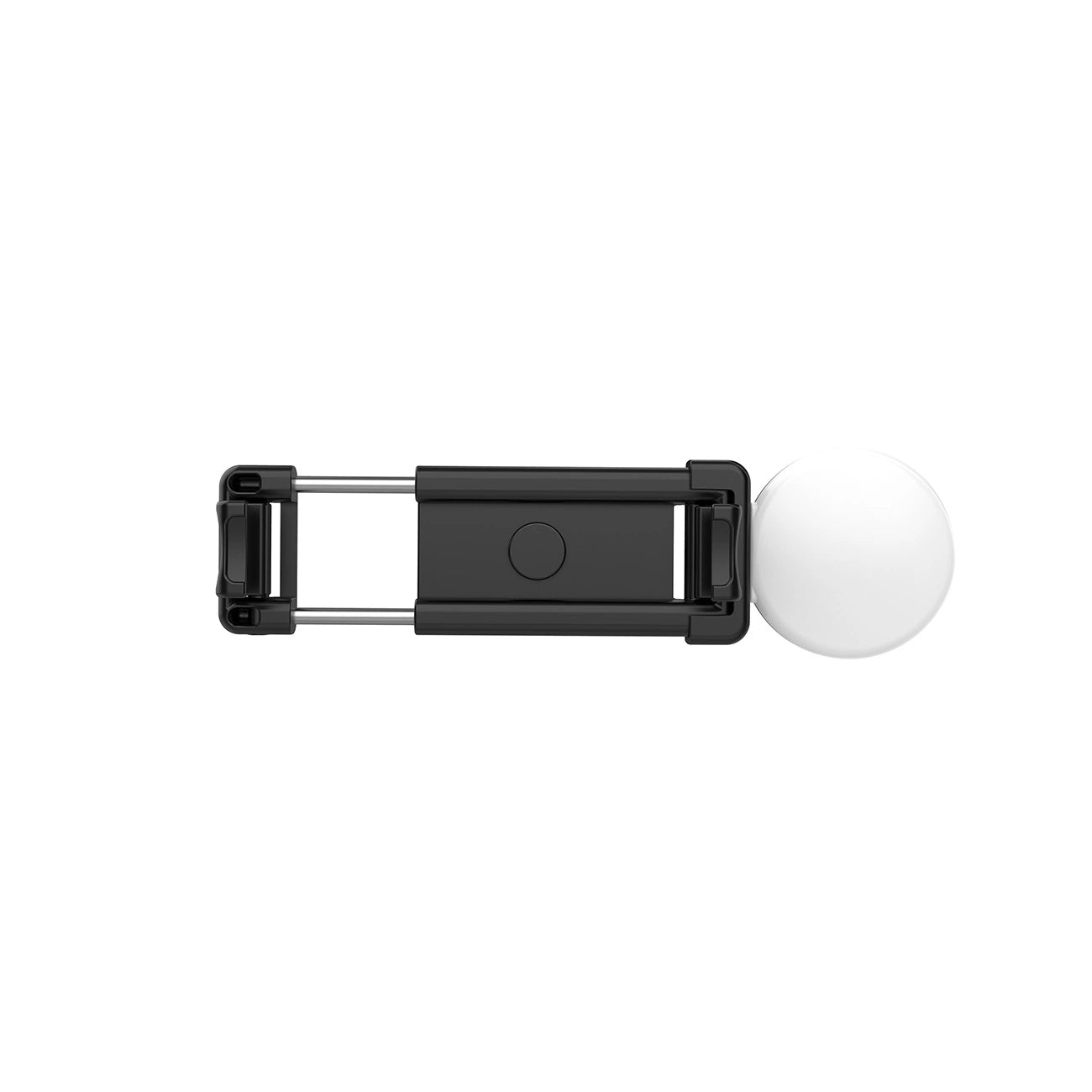 Selfie stick WH1YXS telescopic tripod 1m with round lamp and phone holder - black_4