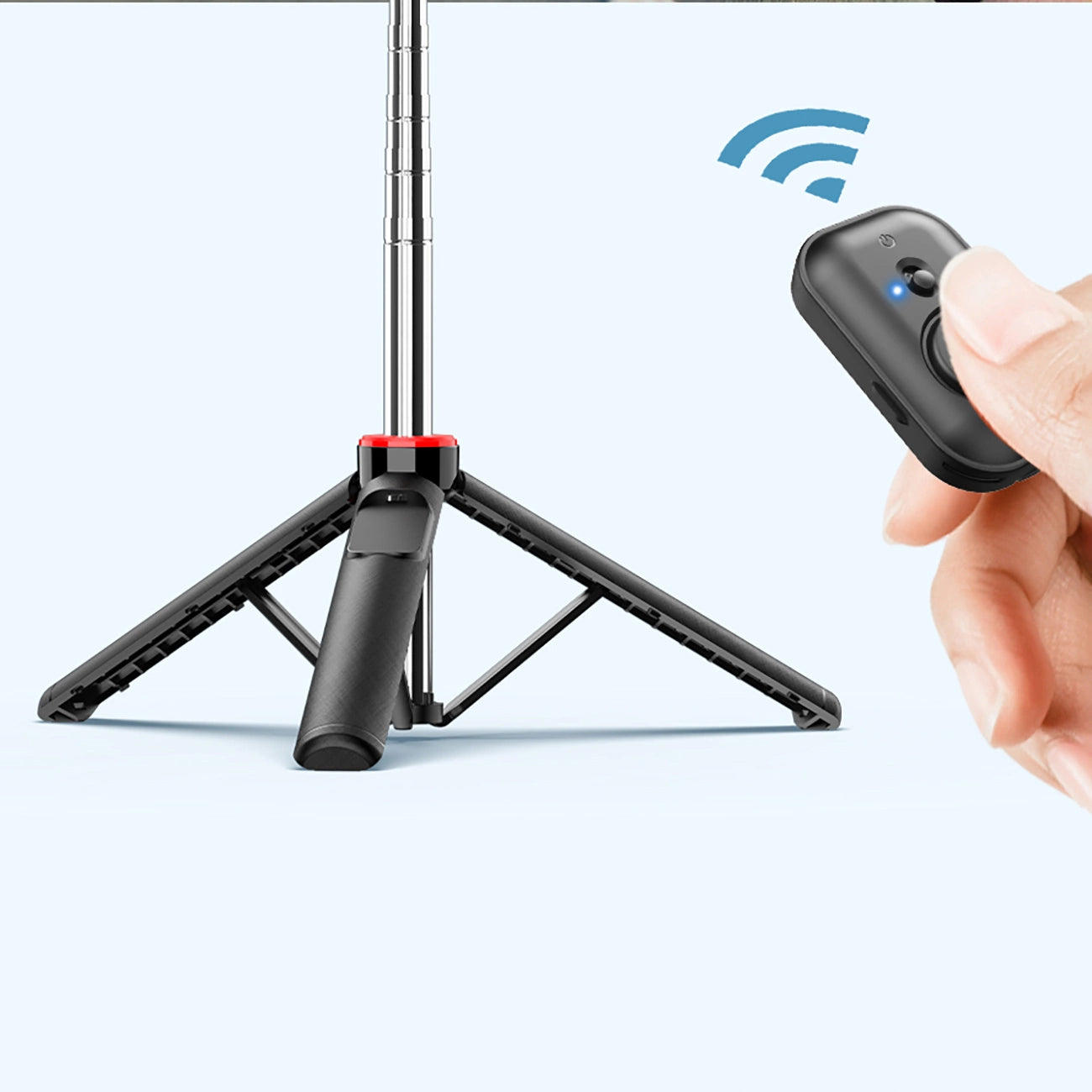 Selfie stick WC1Y3S telescopic tripod 1.3m with phone holder - black_16