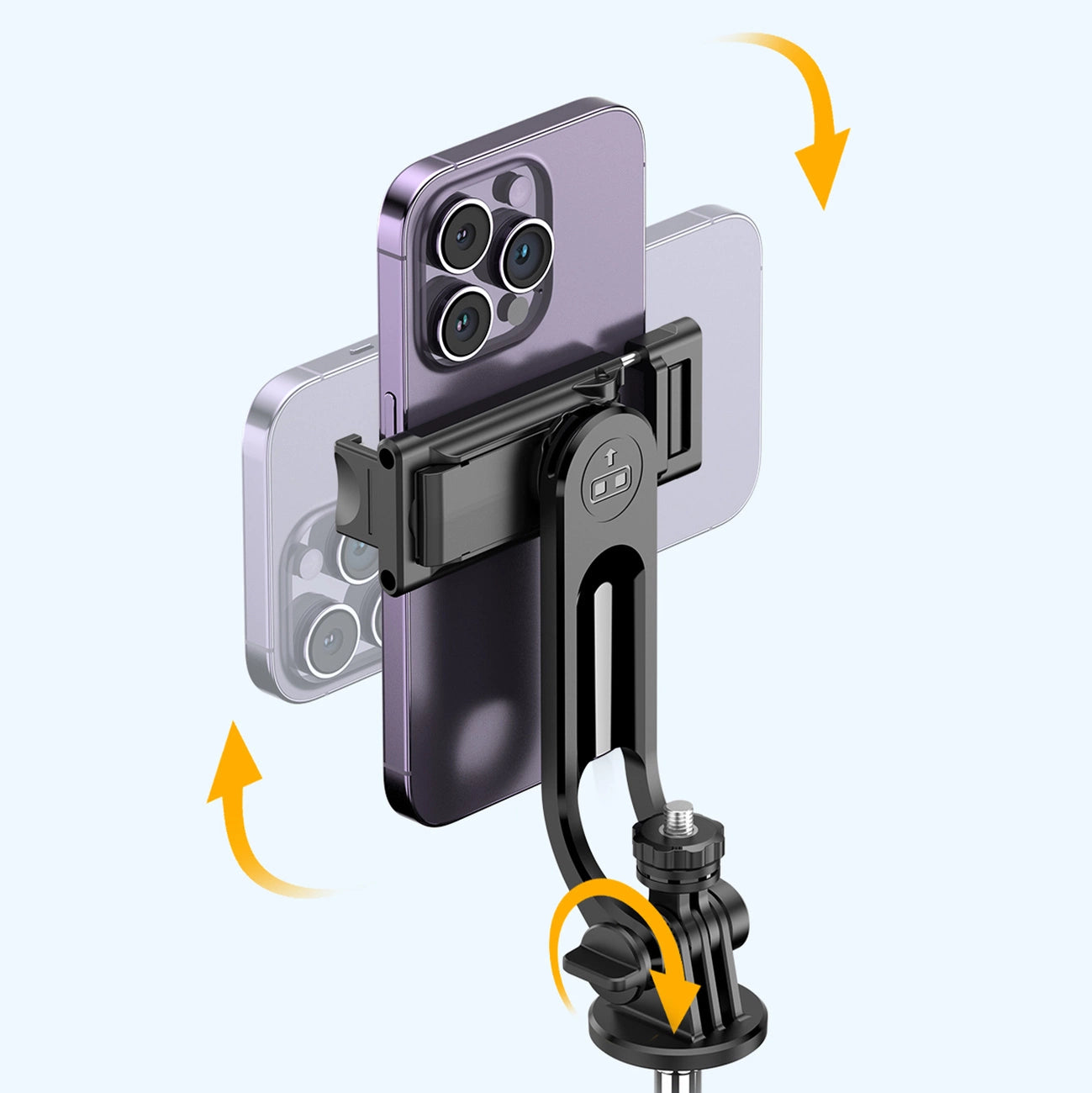 Selfie stick WC1Y3S telescopic tripod 1.3m with phone holder - black_17