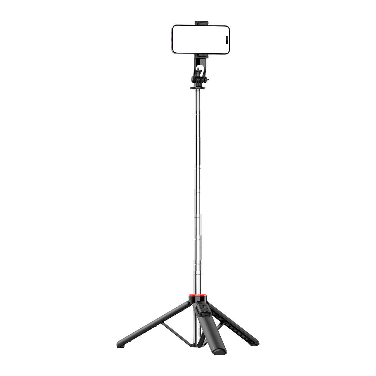 Selfie stick WC1Y3S telescopic tripod 1.3m with phone holder - black_1