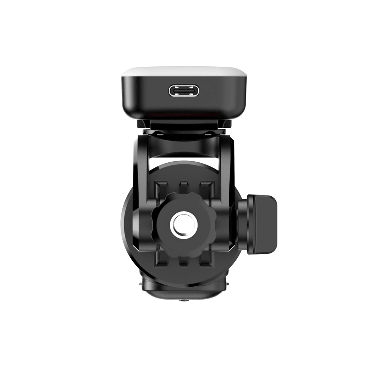 Selfie stick WC13YDS telescopic tripod 1.3m with double lamp and phone holder - black_8