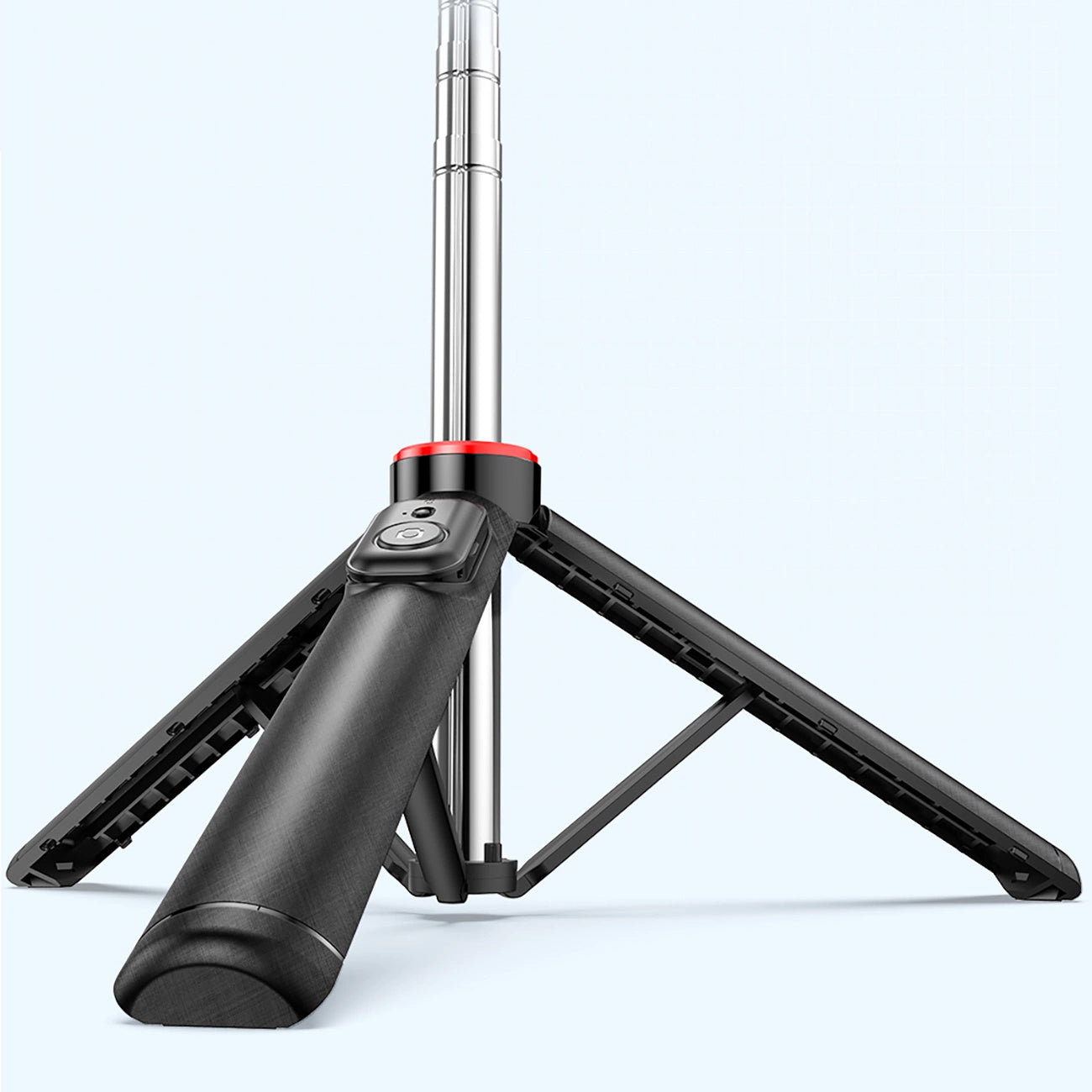 Selfie stick WC13YDS telescopic tripod 1.3m with double lamp and phone holder - black_14
