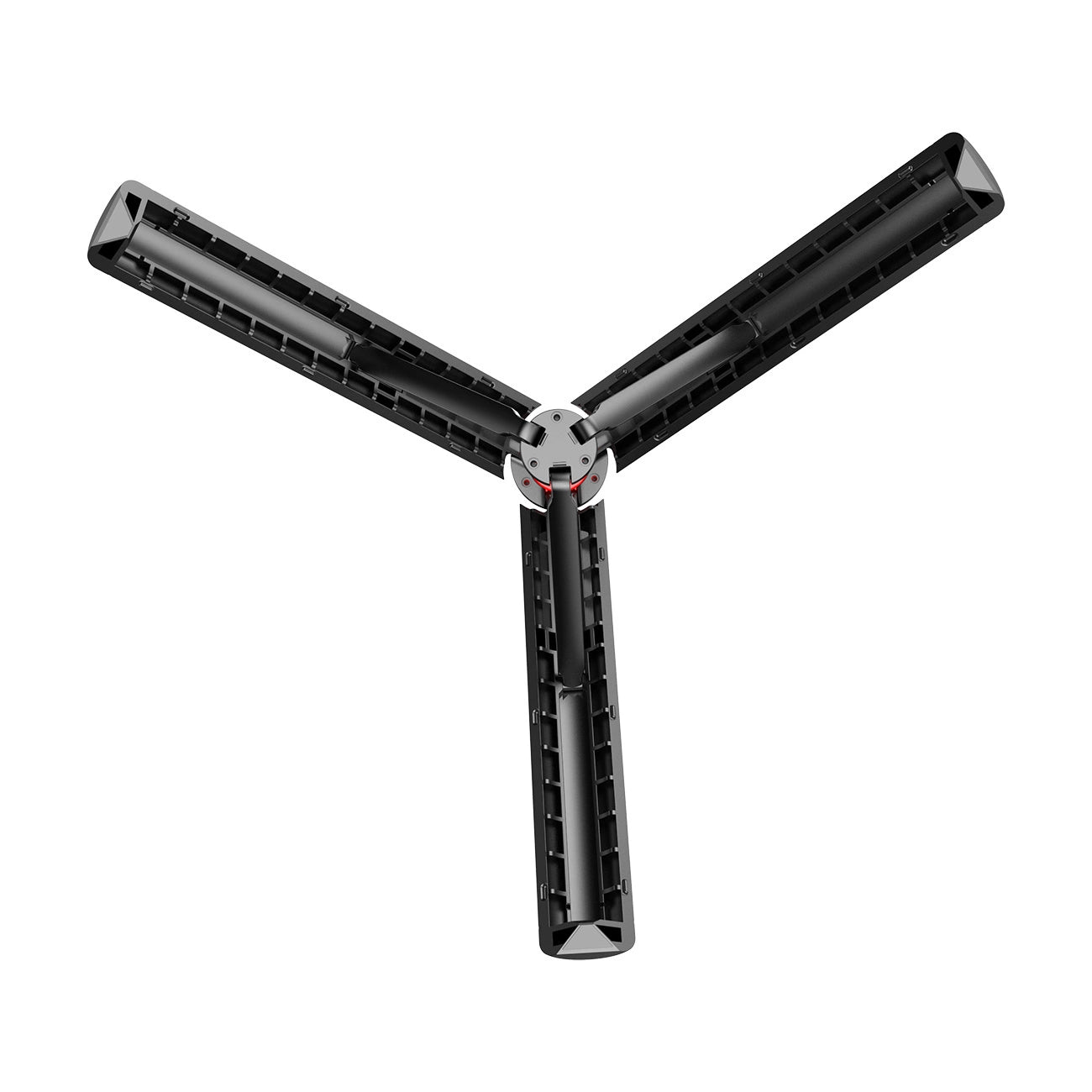 Selfie stick WC13YDS telescopic tripod 1.3m with double lamp and phone holder - black_10