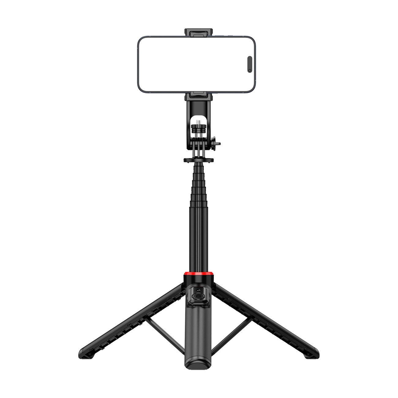 Selfie stick WC1Y2S 1.3m aluminum alloy telescopic tripod with phone holder - black_8